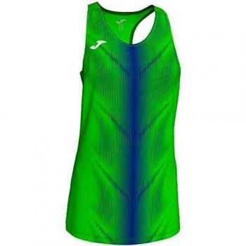 Joma Olimpia Camisetas, Mujer, Verde Fluor-Royal, 2XL