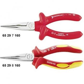 Alicate de pinza curva semirredonda con filo Stahlwille 65297200 6529 7 200
