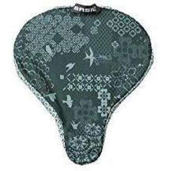 Basil Boheme Saddle Cover Cubierta para sillín, Unisex, Azul, Talla única