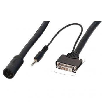 Cable HDMI Flexible 2m 4K60Hz y Cable de Video-Audio DVI Hembra 25cm STP Negro