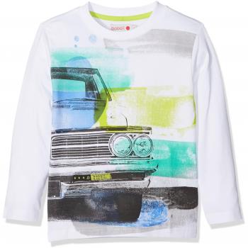 Bóboli 504010, Camiseta de Manga Larga para Niños, Blanco, 140