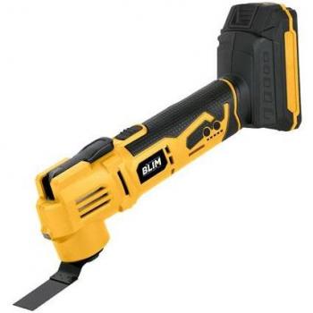 Blim Multiherramienta de Batería de 20V - Velocidad Variable de 10.000 - 17.000 RPM - Motor RS775 DC - Ángulo de Oscilación: 3° - Luz