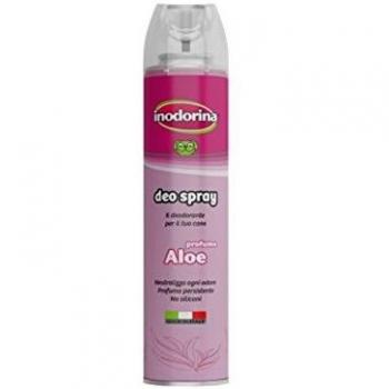 Inodorina Spray Desodorante Natural Resistente para Perros con Olor a Aloe Vera