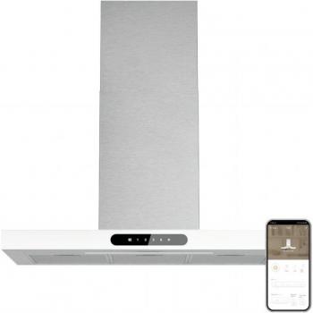 Campana Extractora Ciarra CD9102W 90cm con Control Táctil, Wifi y 650m3/h Clase A+++ Blanco