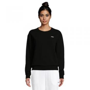 Fila Bantin Slightly Women's Regular Fit Crewneck Sweatshirt, Black, XL
