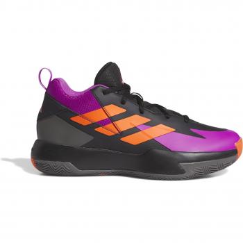 Zapatillas de baloncesto Adidas Cross Em Up Select Mid Trainers para niños, color negro, talla 37 1/3