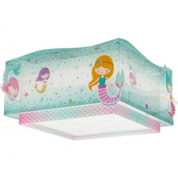 Plafón de techo infantil Mermaids Sirenas