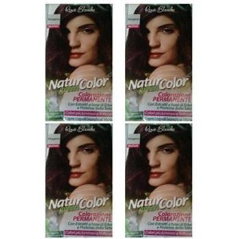 Tinta Permanente para Cabello Natur Color Mogano con Extractos de Hierbas y Proteínas de Seda