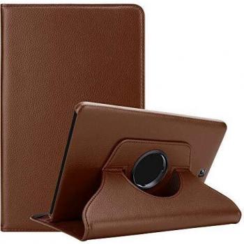 Funda de Tableta para Samsung Galaxy Tab S2 (8.0 pulgadas) en Color Marrón Hongo - Protección Estilo Libro SIN Auto Wake Up con Soporte y Cierre Elástico