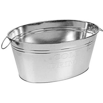 Barreño Oval Zinc 50x35 cm Importación