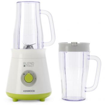 Batidora de Vaso Kenwood Smoothie 2 Go SB055WG, 300W, con 2 Velocidades y Función Pulse, Incluye 2 Jarras de 0.5L y Sistema de Bloqueo