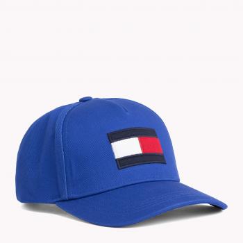 Tommy Hilfiger Flag Cap, Gorra de béisbol Hombre, Azul