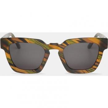Gafas de Sol Logan Jungle en tonos marrones y verde, estilo cuadrado
