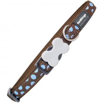 Collar para Perro Red Dingo Lunares 2,5 x 41-63 cm