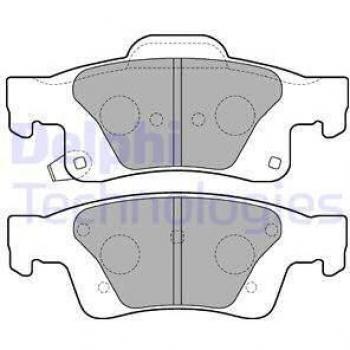 Juego de pastillas de freno DELPHI LP2251 para freno de disco, trasero