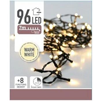Koopman International B.V 72085 Guirnalda con Luz Calida, Blanco, 96 leds
