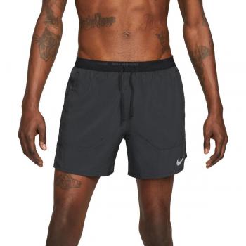 Nike Short de hombre Dri-Fit Stride 5in con malla interior - Negro (XL)