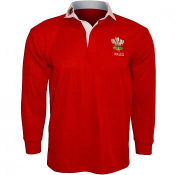 Gales Retro de Gales Cymru Rugby shirtsby Active Wear tamaño S M L XL XXL 3 X L 4 X L 5 X L Full funda exclusiva