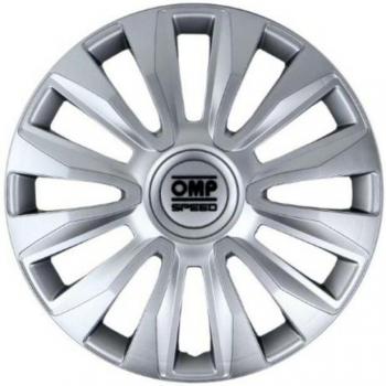 Tapacubos OMP Magnum Speed Plateado 15 (4 uds)