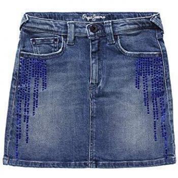 Pepe Jeans Falda Alina Bling Denim Nina 14 Azul