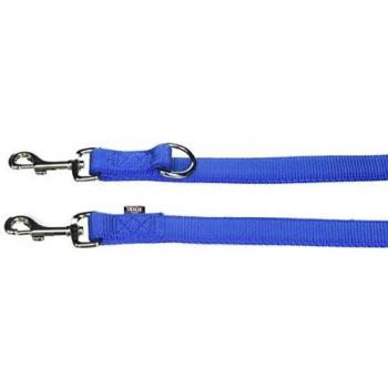 Correa Trixie New Premium Doble Azul Cobalto M-L
