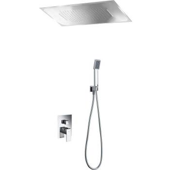 IMEX GTS019/P SUMATRA Conjunto De Ducha Empotrado Monomando Cromo Con Premarco