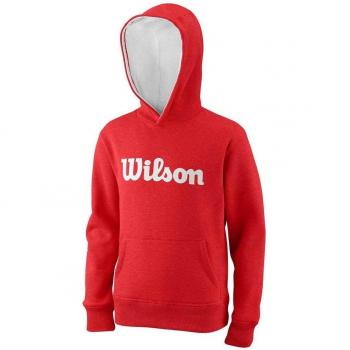 Wilson Y SCRIPT COTTON PO HOODY - Sudadera, Niño, Rojo