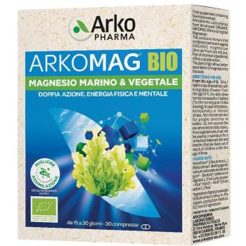 Arkopharma Arkomag BIO Magnesio Marino + Vegetal 30comp