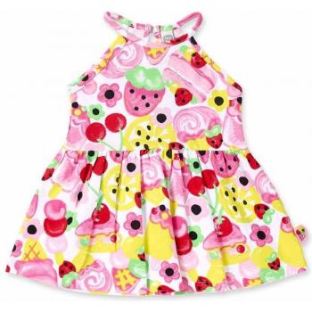 Tuc Tuc - Vestido de niña de punto estampado Creamy Ice
