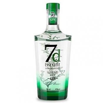 Ginebra London Dry Gin 7 Destilaciones- 700 ml -Hierbabuena como Botánico especial.