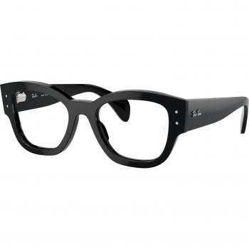 Ray-Ban RX7681V Jorge 2000 Unisex Black Acetate Eyeglasses 52mm