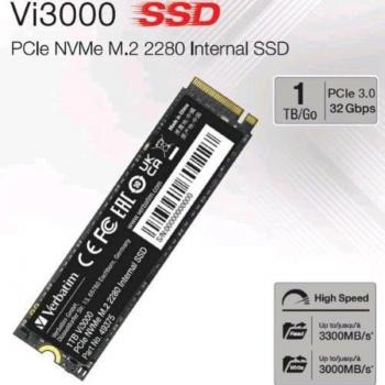 Verbatim Vi3000 M.2 PCIe NVMe Solid State Drive 1TB VM49375