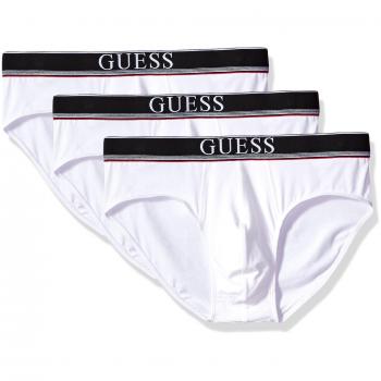 GUESS U77G00, Bañador de natación para Hombre, Blanco