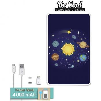 Becool® - Batería Externa Power Bank 4000 mah + Gratis 1 cable USB-MicroUsb
