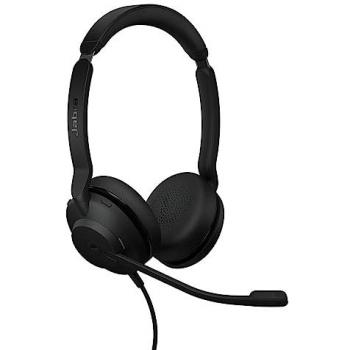 Jabra Evolve2 30 SE UC Stereo Wired On-Ear Headset with USB-C/A and Noise Cancelling