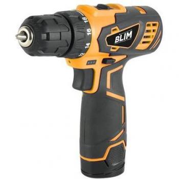 Taladro Inalámbrico 10mm Mango Ergonómico Batería 12V 1.5Ah Cargador Display Luz LED 2 Velocidades Par Máximo 28Nm Par de Apriete