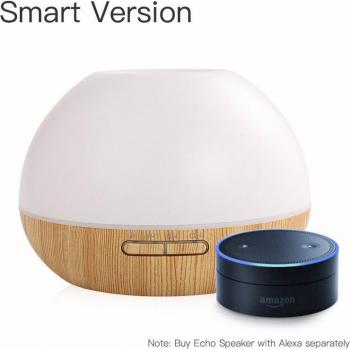 Humidificador Difusor de Aromaterapia Inteligente WIFI 300ML con Control por APP Alexa y LED