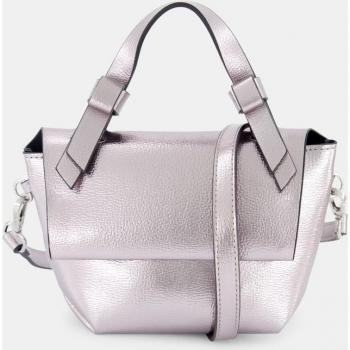 Bolso Pepe Moll 241460 Plateado Metalizado con Asa Bandolera