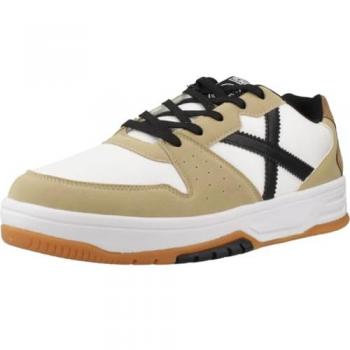 Zapatillas Munich Wall Unisex Adulto Beige Blanco Negro - Talla 42 EU