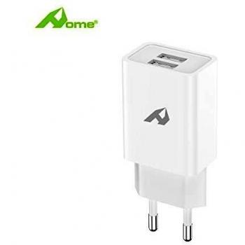 Adaptador DE Red Enjoy USB 2 USB X 5V/24A Blanco
