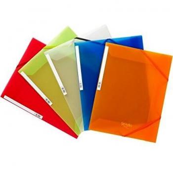 Pardo 825500 - Carpeta pp solapas cierre gomas con diseño studio style, color transparente