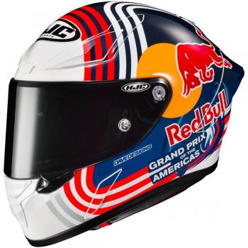 HJC Casco Integral RPHA 1 Red Bull Austin GP Blanco Rojo Azul (XS 54 55)