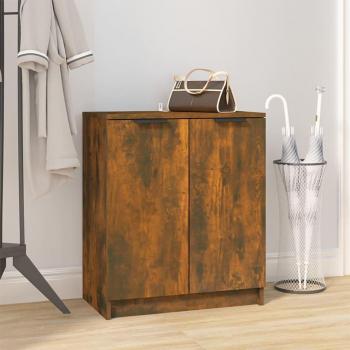 Zapatero de madera multicapa ahumado 59x35x70 cm