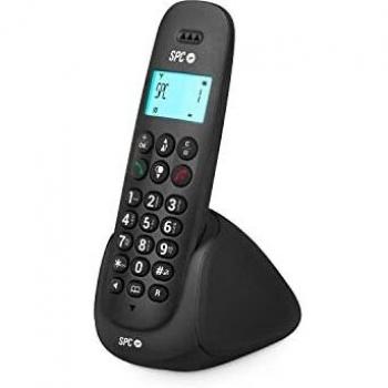 SPC Art – Teléfono Fijo inalámbrico con Pantalla iluminada, identificador de Llamadas, Manos Libres