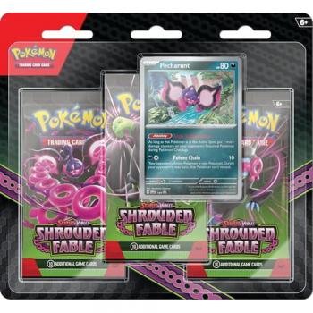 Juego de Cartas Coleccionables Pokémon Sv6.5 Blister de 3 Paquetes - Shrouded Fable