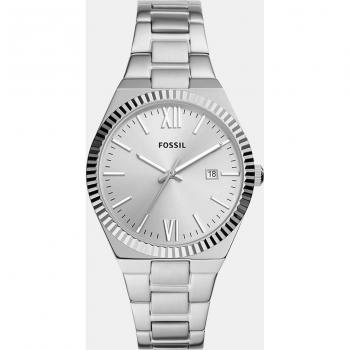 Fossil Scarlette Women's Silver Watch ES5300 Stainless Steel Quartz