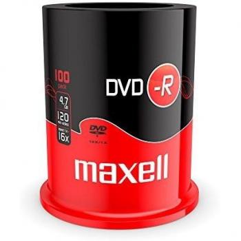 Maxell 275611.40.CN - Caja de DVD-R grabables