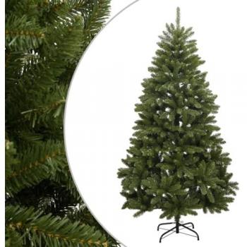 vidaXL Artificial Hinged Christmas Tree with Stand Green 240 cm