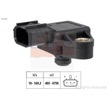 Sensor de presión de aire EPS 1.993.209 con adaptación a la altura y sensor de presión del colector de admisión