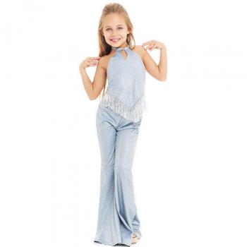 Disfraz de Disco Dance Brillante para niña